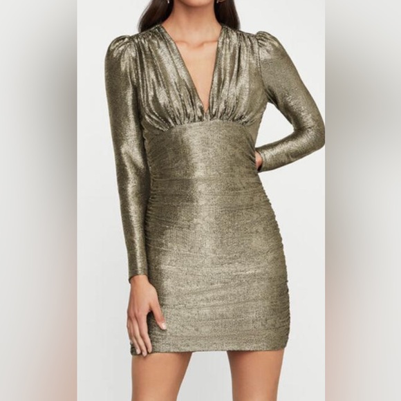 BCBG gold dress - Picture 1 of 2